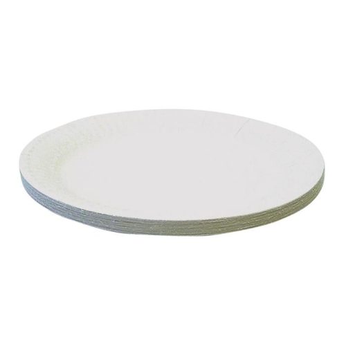 Papír tányér, 25cm-es, 100 db/csomag, VICTORIA