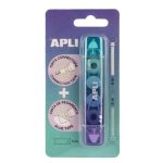 Hibajavító és ragasztó roller, 2in1, 5mmx3-4m, APLI, többféle