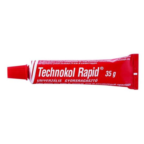 Ragasztó, folyékony, 35g, TECHNOKOL Rapid, piros