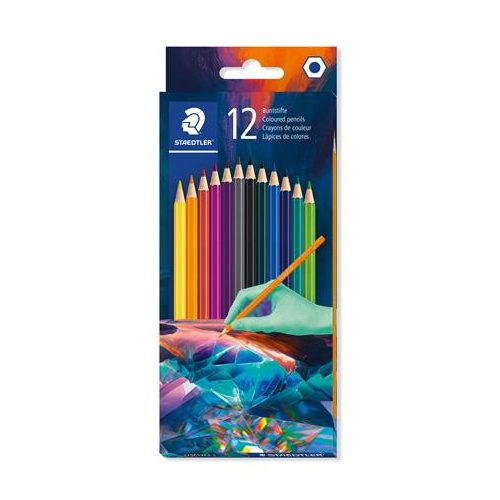 Színes ceruzakészlet 12 db-os, Staedtler 175C Multiverzum 1, hatszög test