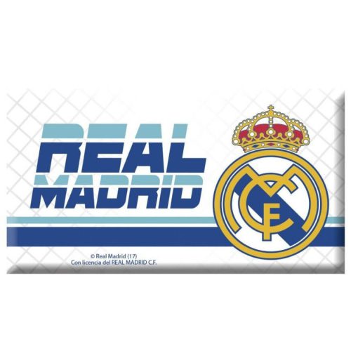 Real Madrid hűtőmágnes Real Madrid logóval, 80x45mm