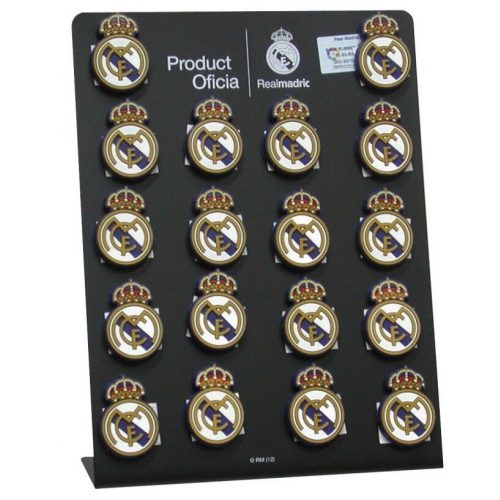 Real Madrid hűtőmágnes, gumi, 2,5x4cm