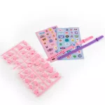 Karkötődíszítő készlet (32 charm, 64 matrica), Charm Bracelets, Kidea