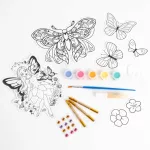 Szélcsengő készítő szett, foszforeszkáló, tündéres, Kidea