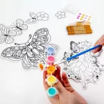 Szélcsengő készítő szett, foszforeszkáló, tündéres, Kidea