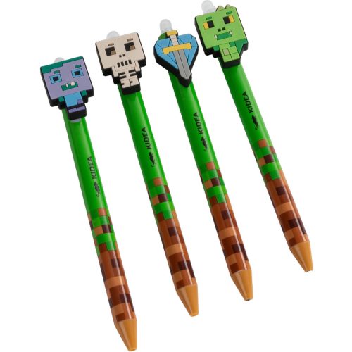 Radírozható zseléstoll, Minecraft mintás, Kidea, DWAUHKAD