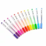 Zseléstoll készlet, 12 db-os, neon, Kidea