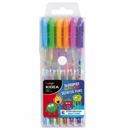   Zseléstoll készlet, 6 db-os, szivárványos, illatos, Kidea
