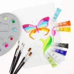 Akrilfesték készlet, 12 db-os, 12x12ml, alap színek, Kidea