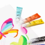 Akrilfesték készlet, 12 db-os, 12x12ml, alap színek, Kidea