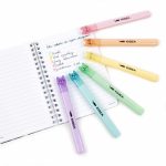 Filctoll készlet 6/12, kétvégű, pasztell, Kidea