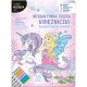 Újrahasználható oktató és színező lapok (4+3 lap) 6 db táblamarkerrel, hercegnős, Kidea