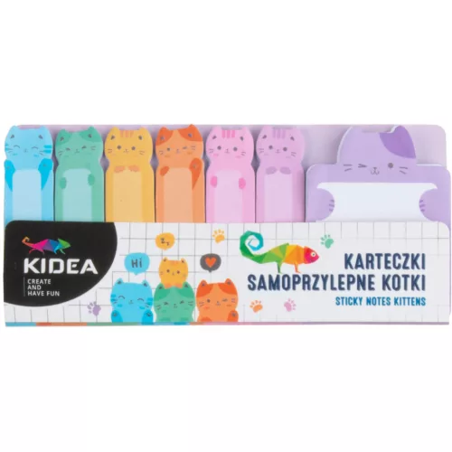 Cicás jegyzettömb-, jelölőcímke készlet, 7 db-os, Kidea