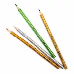 Színes ceruzakészlet, 12 db-os, hologramos test, Kidea