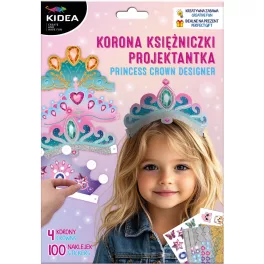   Koronadíszítő készlet (4 papírkorona, 100 matrica), Kidea