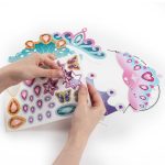 Koronadíszítő készlet (4 papírkorona, 100 matrica), Kidea