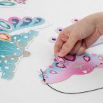 Koronadíszítő készlet (4 papírkorona, 100 matrica), Kidea