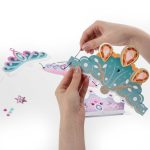 Koronadíszítő készlet (4 papírkorona, 100 matrica), Kidea