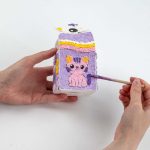 Dekorálható ajándékdoboz, cicás, Kidea