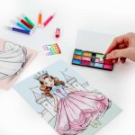 Színezhető, dekorálható hercegnős sablonok, Beauty Boards, Kidea