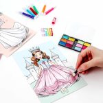 Színezhető, dekorálható hercegnős sablonok, Beauty Boards, Kidea