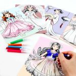 Színezhető, dekorálható hercegnős sablonok, Beauty Boards, Kidea