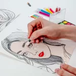 Színezhető, dekorálható női arcok, Make-Up Boards, Kidea