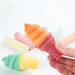 Aszfaltkréta, 8 db-os, jumbo, csavart fagyis, Kidea