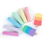 Aszfaltkréta, 8 db-os, jumbo, pálcikás fagyis, Kidea