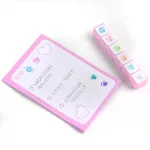 Nyomda szett, 6 db-os, jegyzettömbbel, Kidea, Party Art