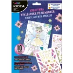 Matricás képalkotó mozaik szett, tündérek és hercegnők, Kidea