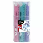 Állatos vonalzó, 30cm (2x15 cm), 3 féle színben, Kidea, 1 db