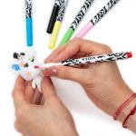 Filctoll készlet 5 db-os, csillogó, Kidea