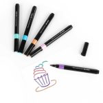 Filctoll készlet 5 db-os, metál, Kidea (MMA5KA)