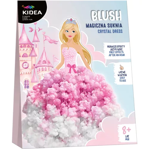 Varázslatos hercegnő ruha, Blush Magic Crystal Dress, Kidea, rózsaszín-fehér