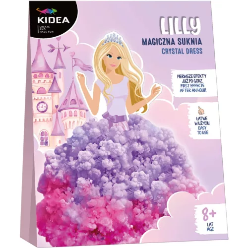 Varázslatos hercegnő ruha, Lilly Magic Crystal Dress, Kidea, lila-rózsaszín
