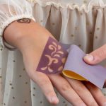 Tetováló filckészlet, 3 db filctoll sablonokkal, Kidea