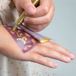 Tetováló filckészlet, 3 db filctoll sablonokkal, Kidea