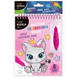 Festés vízzel, cicás, Kidea mágikus színező