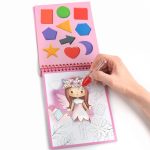 Festés vízzel, erdei tündérek, Kidea mágikus színező, 15x19cm