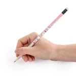 Lányos grafitceruza radírral, HB, háromszög test, 1 db, Kidea (OTGUNKBKA)