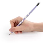 Lányos grafitceruza radírral, HB, háromszög test, 1 db, Kidea (OTGUNKBKA)