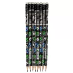 Minecraft mintás grafitceruza radírral, HB, háromszög test, 1 db, Kidea (OTGUNCKA)