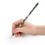 Minecraft mintás grafitceruza radírral, HB, háromszög test, 1 db, Kidea (OTGUNCKA)