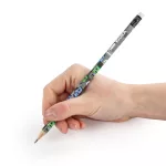 Minecraft mintás grafitceruza radírral, HB, háromszög test, 1 db, Kidea (OTGUNCKA)