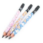 Állatmintás grafitceruza radírral, HB, háromszög test, jumbo, 3 féle, Kidea