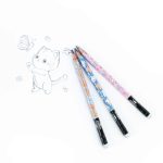 Állatmintás grafitceruza radírral, HB, háromszög test, jumbo, 3 féle, Kidea