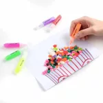 Színes gél popcorn effekttel, 6 db-os, Kidea