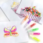 Színes gél popcorn effekttel, 6 db-os, Kidea