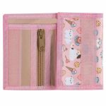 Cleo and Frank pénztárca, 12x8cm, CF45, cicás, fehér cica